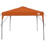 vidaXL Tente à auvent pop-up Orange 300 x 300 cm tissu