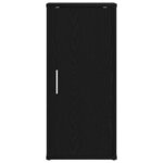 vidaXL Armoires à chaussures 2 Pièces chêne noir 32x35x70 cm