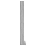 vidaXL Armoire à CD Sonoma gris 102x23x177 5 cm Bois d'ingénierie
