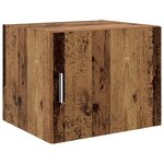 vidaXL Armoire de rangement Montage mural Bois ancien 50 x 41 x 225 cm