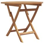 vidaXL Ensemble Bistro de Jardin Pliable 3 Pièces en Bois Massif d'Acacia