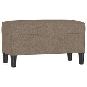 vidaXL Banc Taupe 70x35x41 cm Tissu