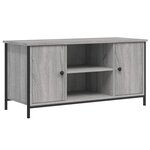 vidaXL Meuble TV Sonoma gris 100x40x50 cm Bois d'ingénierie