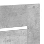vidaXL Tête de lit Gris béton 180 cm Bois d'ingénierie