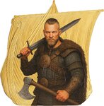 Pièce de monnaie en Argent 1 Dollar g 31.1 (1 oz) Millésime 2026 Sail with the Vikings RAGNAR LOTHBROK (PRÉCOMMANDE)