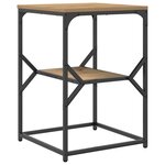 vidaXL Table d'appoint Chêne artisanal 41 x 40 x 60 cm