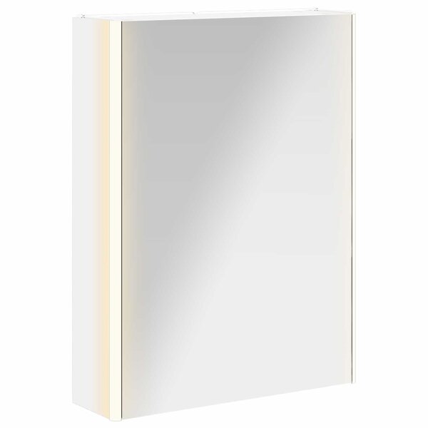 vidaXL Armoire Miroir de Salle de Bain Blanc 53 5 x 15 5 x 70 cm