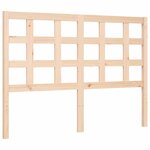 vidaXL Cadre de lit sans matelas 140x190 cm bois de pin massif
