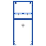 vidaXL Cadre de montage dissimulé pour lavabo 50x112-136 cm Acier