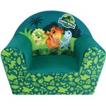Fauteuil Club dinosaures Jurassic World pour enfant - l.52 x P.33 x H.42 cm