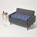 Coussin rehausseur pour canapé en coton  Bleu marine - HOMESCAPES
