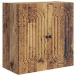 vidaXL Armoire Murale Bois ancien 59 x 31 x 60 cm Bois d'ingénierie