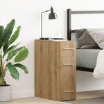 Armoire de pharmacie vidaXL en chêne fait main 20x45 5x60 cm en bois d'ingénierie