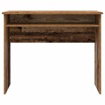 vidaXL Bureau vieux bois 90x50x74 cm bois d'ingénierie
