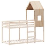 vidaXL Toit de lit pour enfants 60x89x134 5 cm bois de pin massif