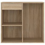 vidaXL Armoire cosmétique Chêne sonoma 80x40x75 cm Bois d'ingénierie