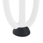 vidaXL Pieds en épingle à cheveux pour table basse 4 pièces Blanc 20 cm Acier massif