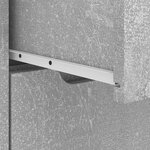 vidaXL Table de chevet VISNES gris béton 45x40x50 cm bois d'ingénierie