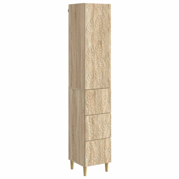 vidaXL Ensemble de Meubles 2 Pièces Chêne Sonoma 33 x 34 5 x 90 cm