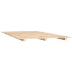 vidaXL Cadre de lit sans matelas 150x200 cm bois de pin massif