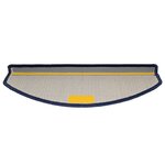 vidaXL Tapis d'escalier 10 pièces 65 x 24 x 4 cm Bleu Demi-rond Grand