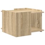 vidaXL Table basse Chêne Sonoma 50 5 x 50 x 33 cm Bois d'ingénierie