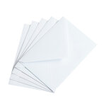 Carte et enveloppe blanche 10 pièces