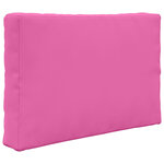 vidaXL Coussin de canapé d'extérieur 2 Pièces Rose Polyester