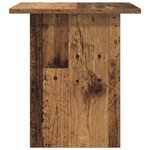vidaXL Table de chevet avec tiroir 2 Pièces Bois ancien 41 x 40 x 45 cm