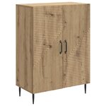 vidaXL Buffet Chêne artisanal 66 x 34 5 x 89 5 cm Bois d'ingénierie