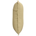 vidaXL Coussin de Dos Vert gris 50 x 45 cm Tissu en velours côtelé