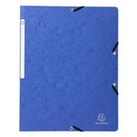 Chemise à élastique sans rabat carte lustrée 400gm2 - A4 - Couleurs assorties EXACOMPTA