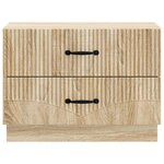 vidaXL Cabinet de chevet Chêne Sonoma 62 x 34 5 x 44 5 cm