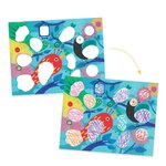 Djeco DJ08993 - Fabuleux pochoirs Piou piou & co