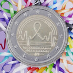 2 euros Belgique 2024 - Lutte contre le cancer coincard version flamande.