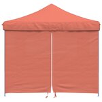 vidaXL Tente de fête 292 x 292 x 315 cm Terre cuite Tissu Oxford