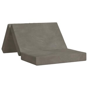 vidaXL Canapé-lit pliable 80 x 67 x 45 cm Gris clair