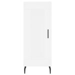 vidaXL Buffet haut Blanc 34 5x34x180 cm Bois d'ingénierie
