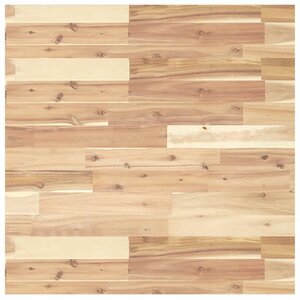 vidaXL Dessus de table carré 70x70x2 cm bois massif d'acacia