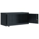 vidaXL Classeur anthracite 90x40x240 cm acier