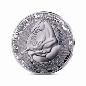 Année du cheval - Monnaie de 10€ Argent
