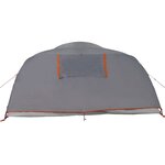 vidaXL Tente de camping à dôme 4 personnes orange imperméable