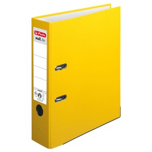 classeur maX.file protect, largeur de dos: 80 mm, Jaune HERLITZ