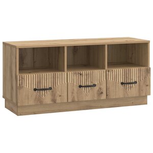 vidaXL Meuble TV 102 x 34 5 x 47 cm Chêne artisanal Bois d'ingénierie