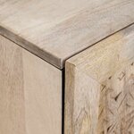 vidaXL Ensemble de mobilier de salle de bain avec tiroir 3 Pièces Blanc