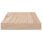 vidaXL Étagères flottantes 2 Pièces 80x23 5x4 cm bois d'ingénierie