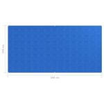 vidaXL Tapis de tente 250x500 cm Bleu