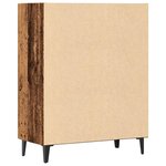 vidaXL Buffet vieux bois 70x34x90 cm bois d'ingénierie