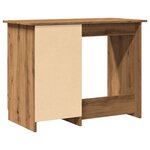 vidaXL Bureau chêne artisanal 100x50x76 cm bois d'ingénierie