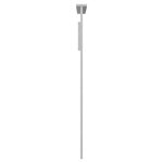 vidaXL Tête de lit Gris béton 90 cm Bois d'ingénierie